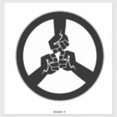 Sticker Peace Over War (Feuille)