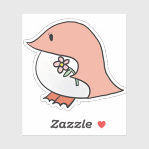 Sticker Peach pingouin