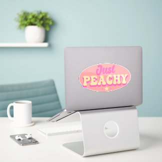 Sticker Peacht mignon rose et pêche