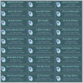 Sticker Peacock Feather Turquoise Moderne Mariage Adresse  (Devant)