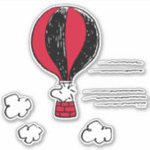 Sticker PEANUTS | Bois En Ballon À Air Chaud (Devant)