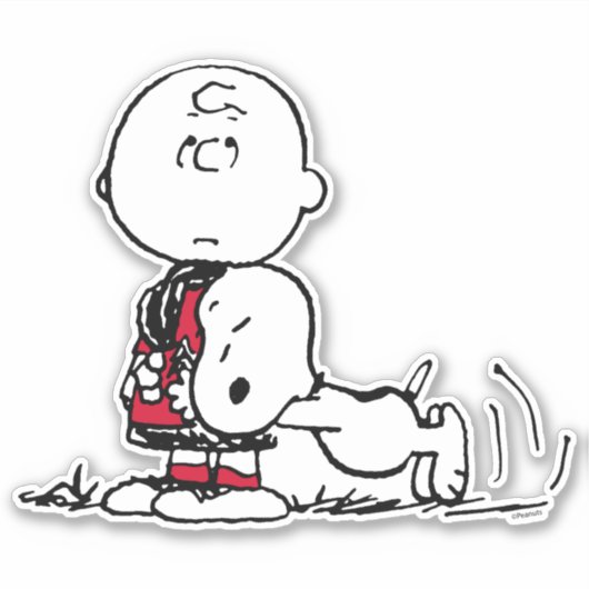 Sticker PEANUTS | Charlie Brown & Snoopy (Devant)