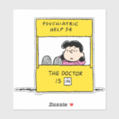 Sticker Peanuts | Lucy & the Doctor Is In (Feuille)