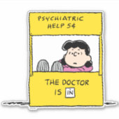 Sticker Peanuts | Lucy & the Doctor Is In (Devant)
