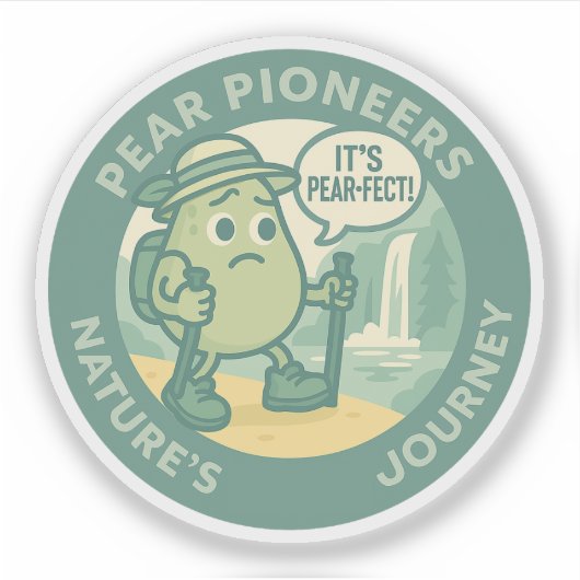 Sticker Pear Pioneers Nature's Journey (Devant)