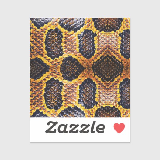 Sticker peau de serpent python (Feuille)