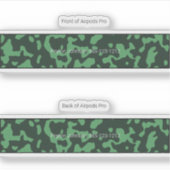 Sticker Peau décorative Coque Airpods Pro - Camouflage (Devant)