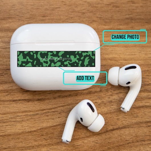Sticker Peau décorative Coque Airpods Pro - Camouflage