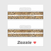 Sticker Peau décorative Coque Airpods Pro - Leopard (Feuille)