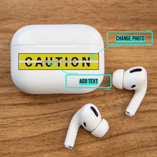 Sticker Peau décorative Coque Airpods Pro - Signal de prud