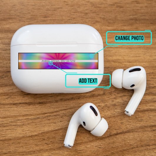 Sticker Peau décorative Coque Airpods Pro - Teinture de ty