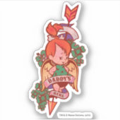 Sticker PEBBLES™ Fille de papa (Devant)