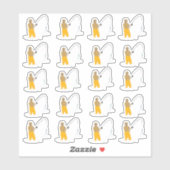 Sticker Pêche (Feuille)