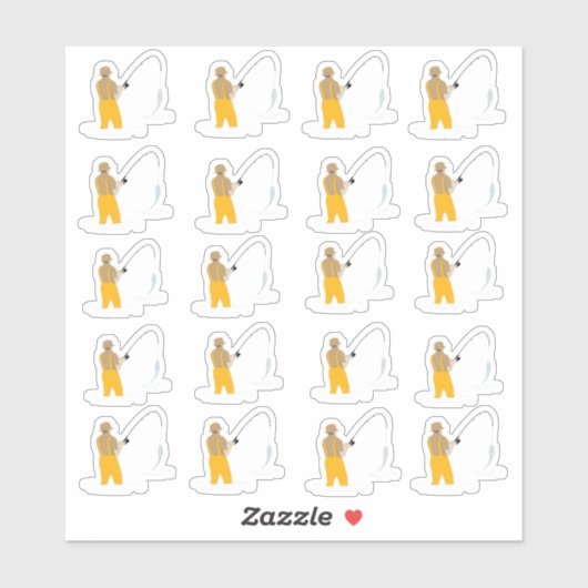 Sticker Pêche (Feuille)