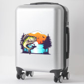 Sticker Pêche (Sur valise)
