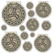 Sticker Pêche à la mouche Reel Art pêcheur pêcheur (Devant)