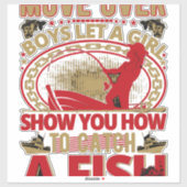 Sticker Pêche à l'extérieur (Feuille)