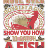 Sticker Pêche à l'extérieur (Devant)