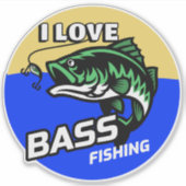 STICKER PÊCHE AU BASS (Devant)