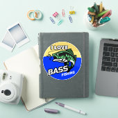 STICKER PÊCHE AU BASS (Couverture iPad)