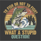 STICKER PÊCHER OU NE PAS PÊCHER (Devant)