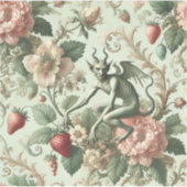 Sticker Péchés fraises - gothique baroque (Devant)