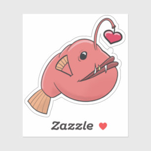 Sticker Pêcheur amoureux