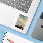 Sticker Pécheurs (Ordinateur portable avec iPhone)