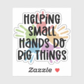 Sticker Pediatric OT ergothérapeute OT Dons (Feuille)