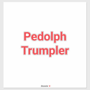 Sticker Pedolph Trumpler Hankamer Artjunkhaus Bande dessin