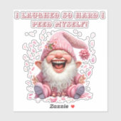 Sticker Peed Myself decal (Feuille)