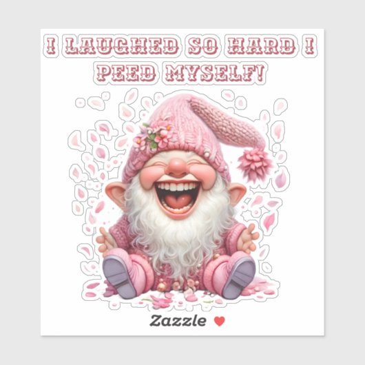 Sticker Peed Myself decal (Feuille)