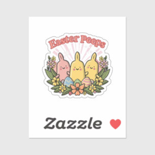 Sticker Peeps de Pâques