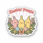 Sticker Peeps de Pâques (Recto)