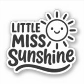Sticker Pegatina con forma – Little Miss Sunshine (Devant)