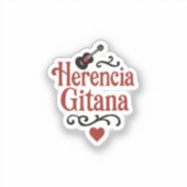 Sticker Pegatinas Herencia Gitana-Colección Raíz Gitana (Recto)
