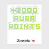 Sticker Peint à la main + 1000 points d'Aura (Feuille)