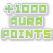 Sticker Peint à la main + 1000 points d'Aura (Devant)