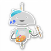 Sticker Peintre Mia (Devant)