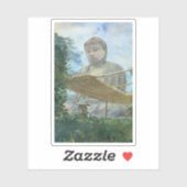 Sticker Peinture à l'aquarelle du Bouddha Kamakura Daibuts (Feuille)