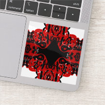 Peinture Acrylique Abstraite Rouge Éternelle Art F