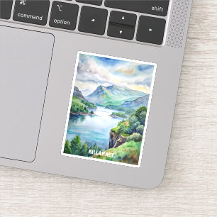 Sticker Peinture aquarelle du parc national Killarney