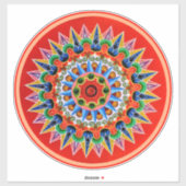 Sticker Peinture costaricaine sur roue à Oxford (Feuille)