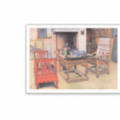 Sticker Peinture de Carl Larsson, Cache-cache, (Devant)