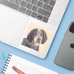 Sticker Peinture de linge bluetick - mignon chien original