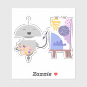 Sticker Peinture de Mia (Feuille)