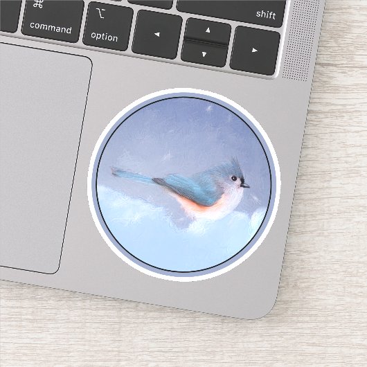 Sticker Peinture de souris touffetée - Art d'origine des o (Détail)