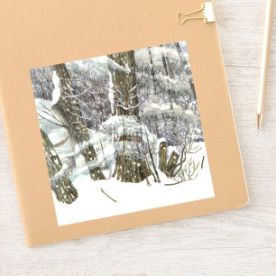 Sticker Peinture d'hiver