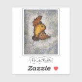 Sticker Peinture d'oiseaux à la Frida Kahlo Monet (Feuille)