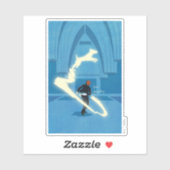 Sticker Peinture du Patronus de Ron Weasley (Feuille)